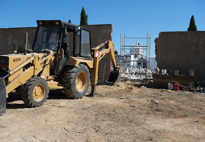 Expansion works begin at São Brás cemetery