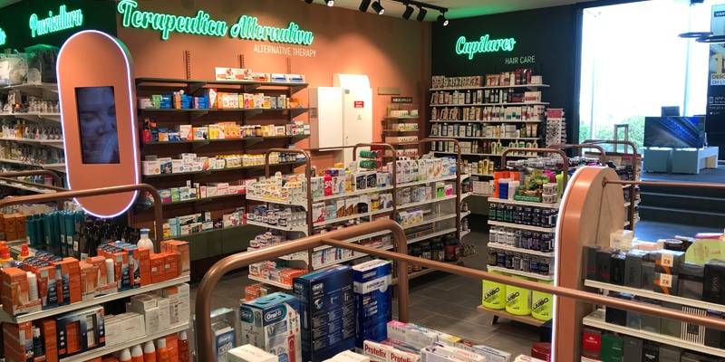 View of the inside of Intersaúde, the Lagos Intermarché parapharmacy