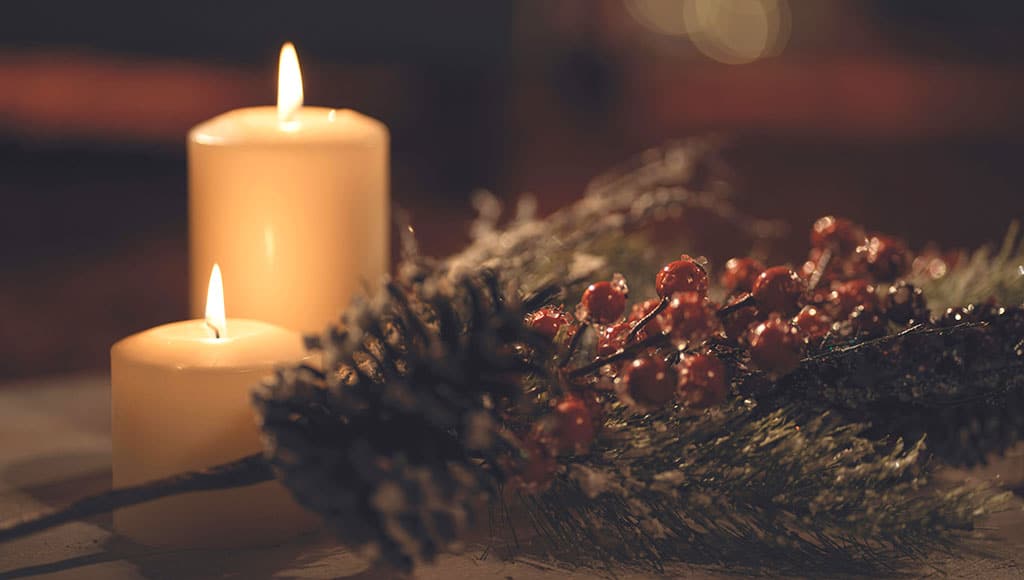 Christmas candle