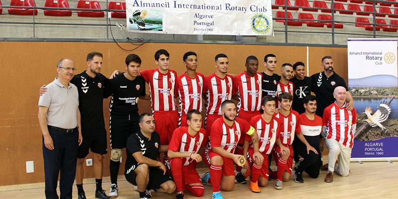 Almancil Rotary supports junior futsal team