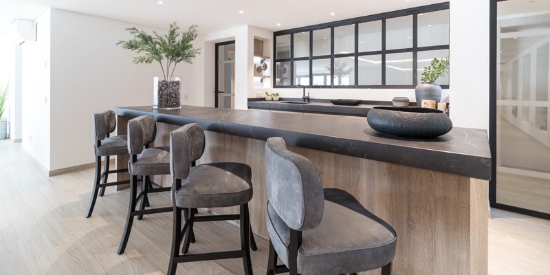 View of a kitchen created by Leila Real - KSP