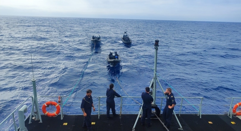 Another three speed boats that won't be helping the drug trade into Europe ... Image: Marinha Portuguesa|Naval marines dodge high-speed ramming by narco-launch off Algarve coast