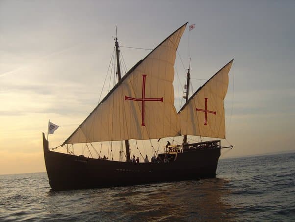 Portuguese caravels sailed the world, 'discovering' countries like Japan, India, China, Brazil, parts of Africa, Madagascar, the Maldives, etc.