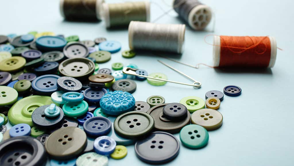 Buttons and thread