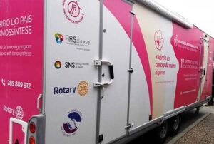 Rotary Club Estoi helps buy mobile breast screening unit