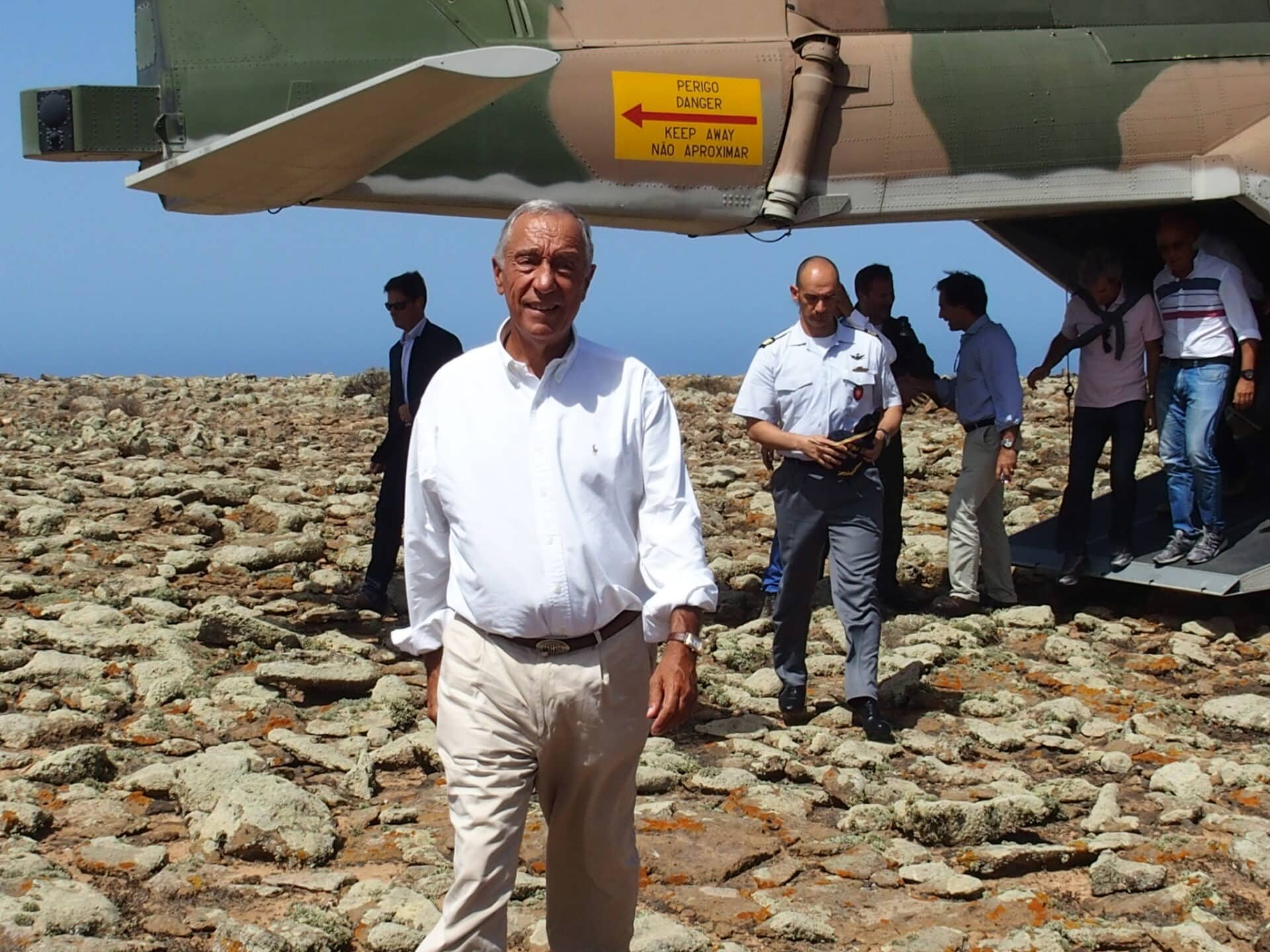 Marcelo Rebelo de Sousa, president of the republic
