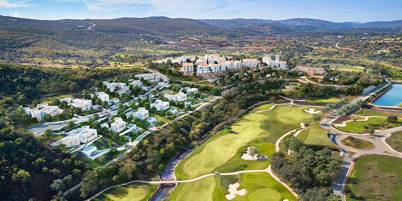 Overview of the Alcedo Villas in the Ombria Resort