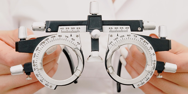 Glasses used in the children eye check-up
