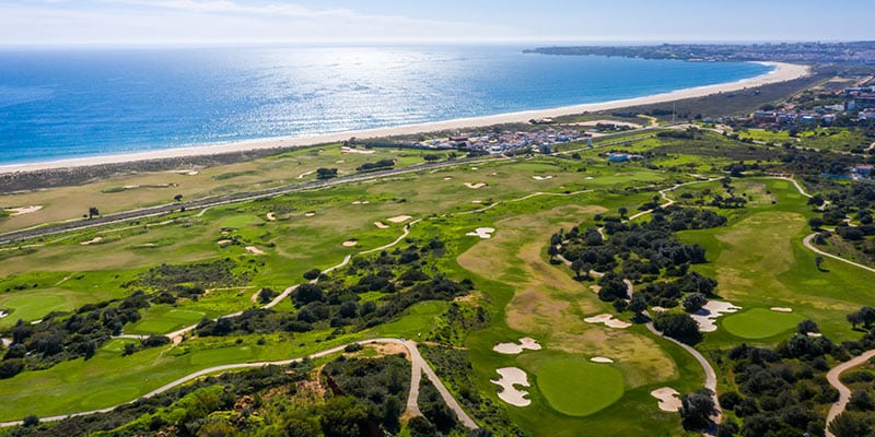 Aerial view of the Palmares golf course