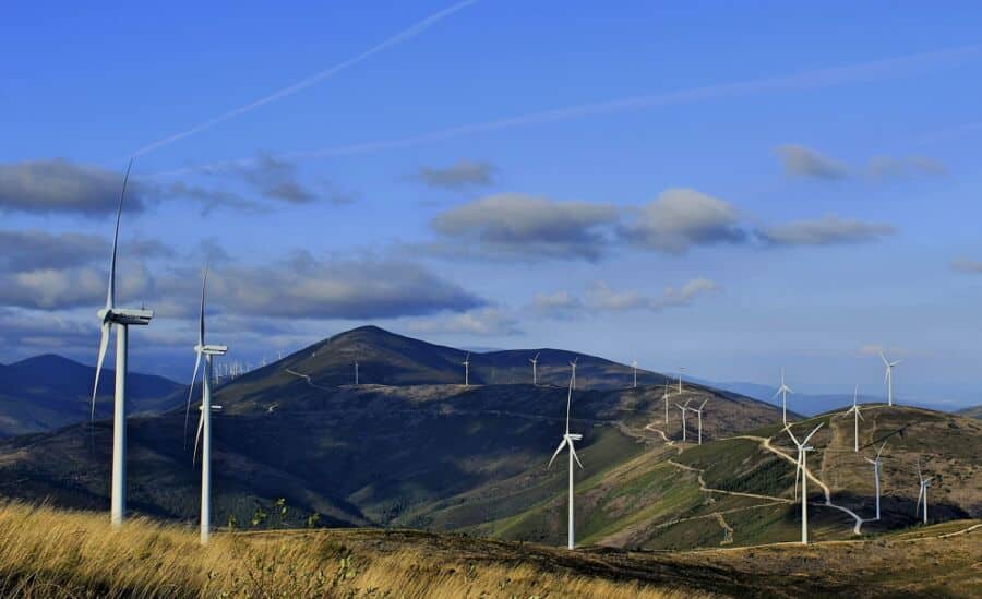 wind farm electricity renewable sources