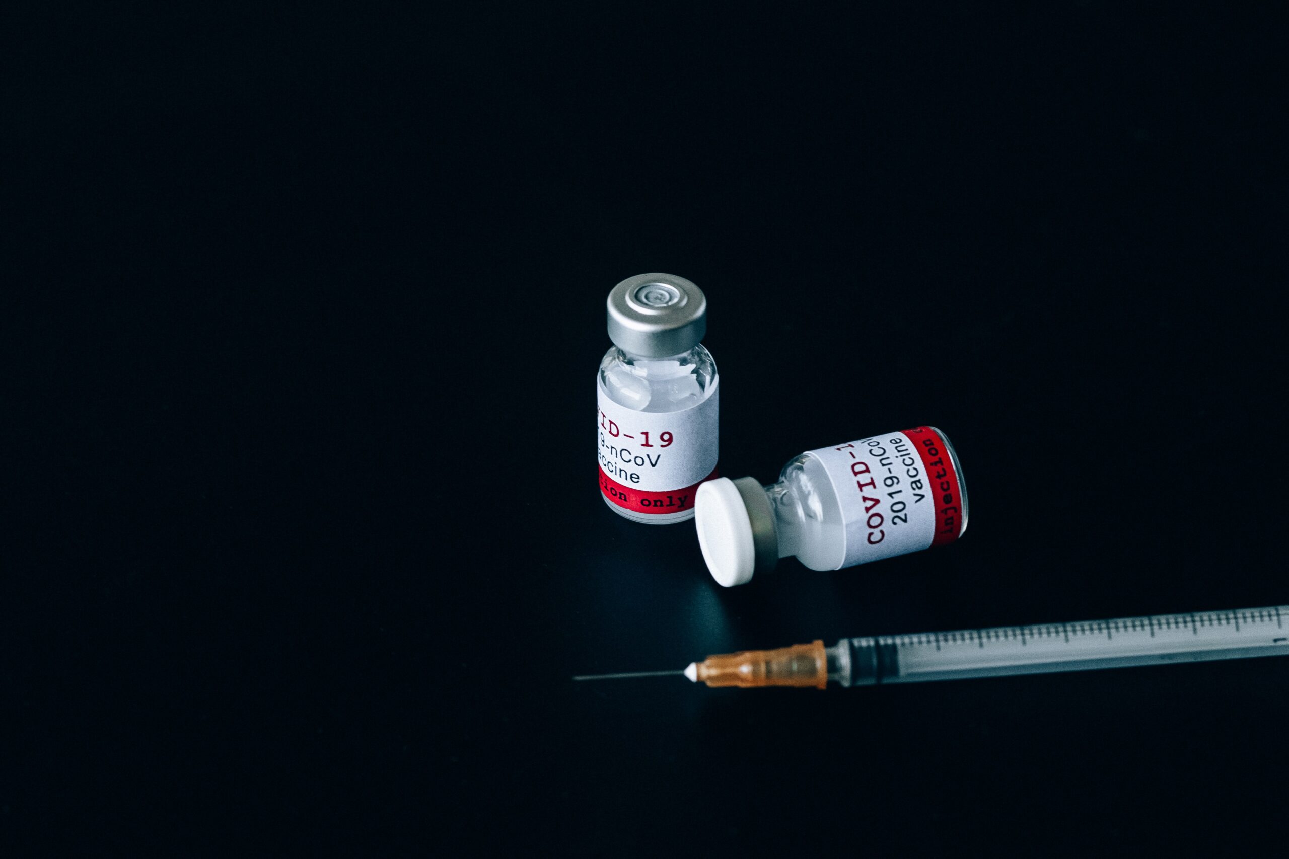 covid vaccine bottle Covid-19 centre