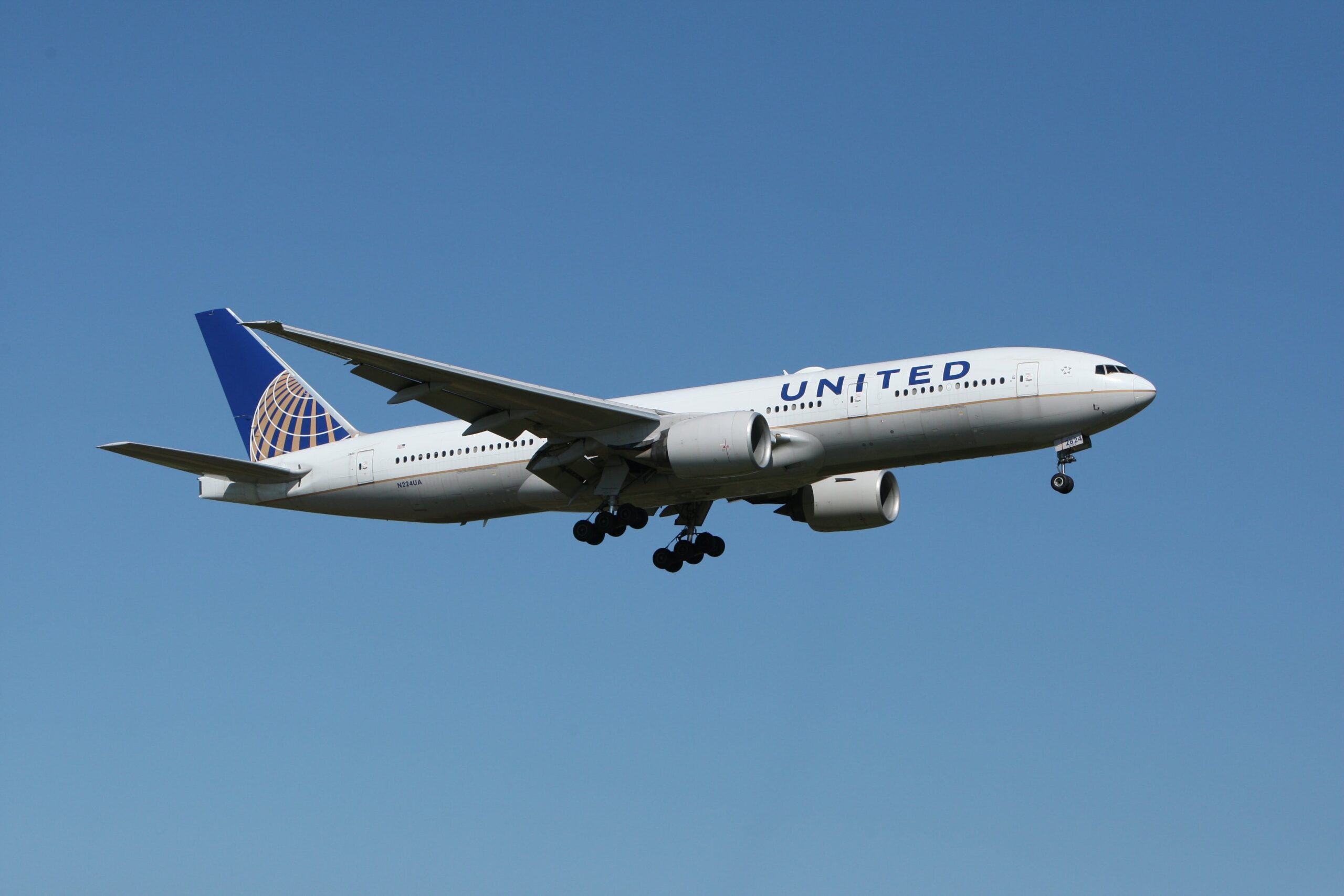 United airlines plane