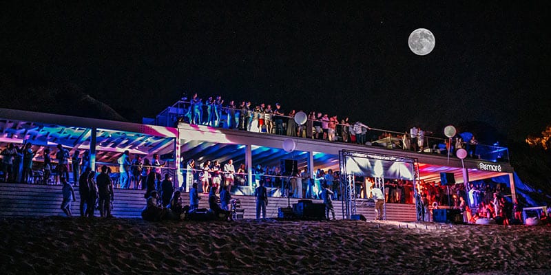 Photo of the 2019 Full Moon Party at Pine Cliffs resort celebrating its 30th anniversary this year||
