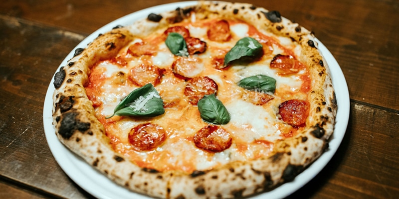 One of Pizzeria Capri's true Neapolitan pizza|View of Pizzeria Capri's interior