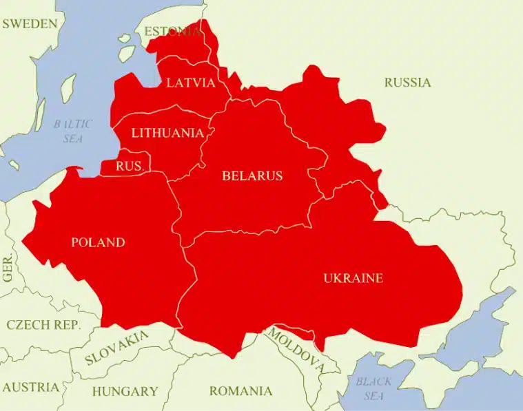 polish-lithuanian_commonwealth_at_its_maximum_extent-svg|Lithuania map|Lithuania map