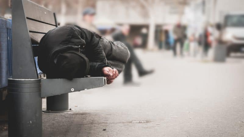 homeless person