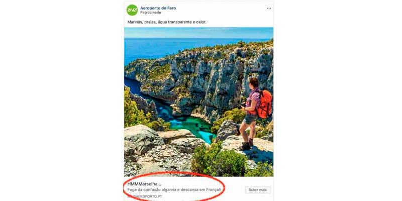 “Fly away from the confusion of Algarve”: Faro Airport ad sparks outrage