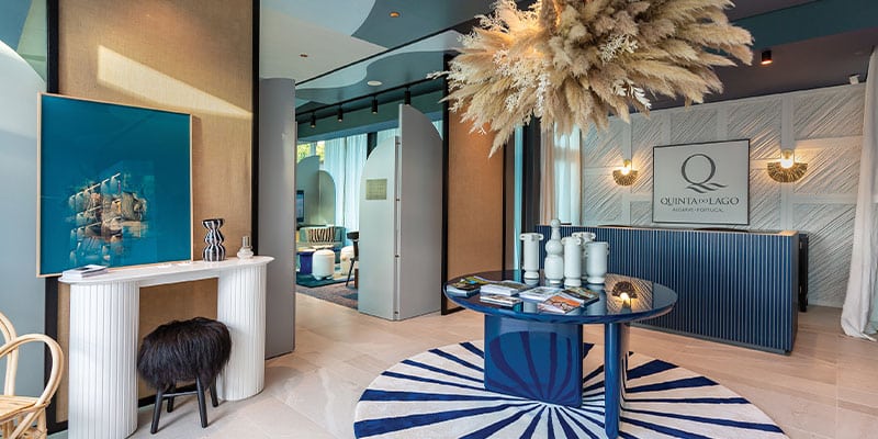 View of the inside of the main office in Quinta do Lago||