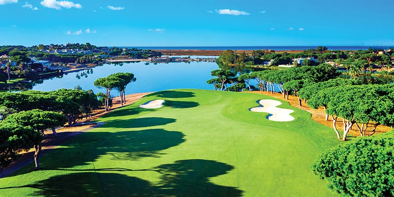 Partial view of the South Course at Quinta do Lago