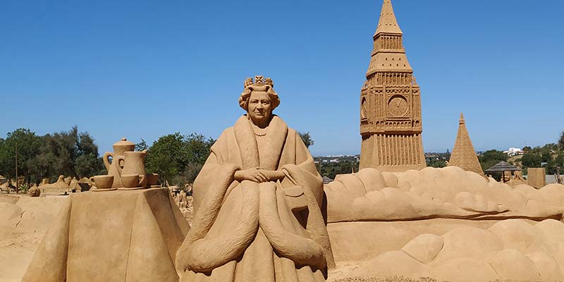 Welcome to SandCity, Lagoa’s sand sculpture park