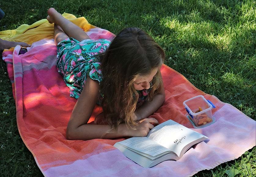 child reading