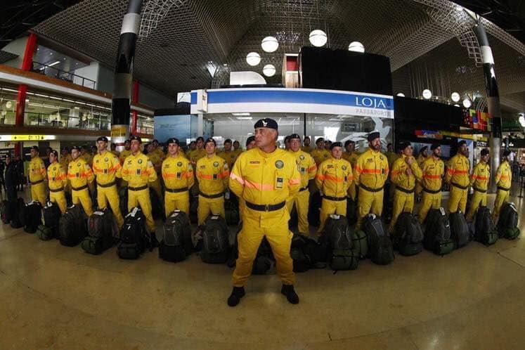 Portugal sends 140 firefighters to wildfire-ravaged Chile