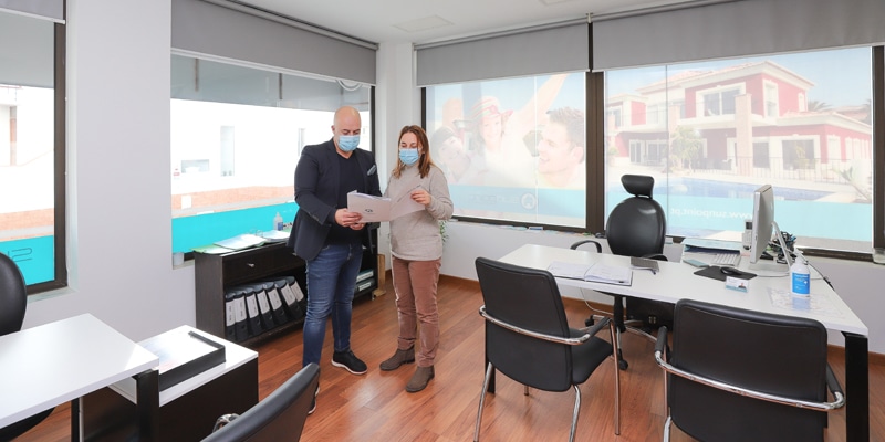 sunpoint properties office's interior