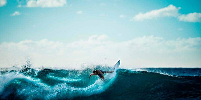 Surfing in the Algarve