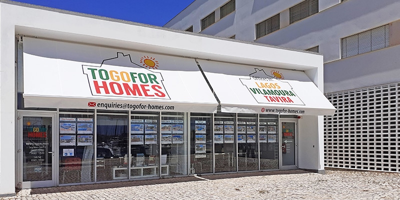 View of the outside of Togofor-Homes Lagos Marina office