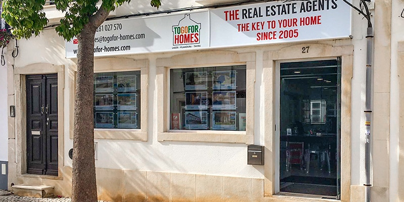 View of the outside of Togofor-Homes Tavira office