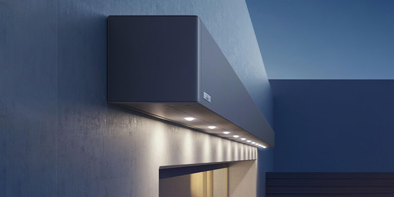 Photo of the new cubic cassette awning available at Toldolanda Lda. closed||