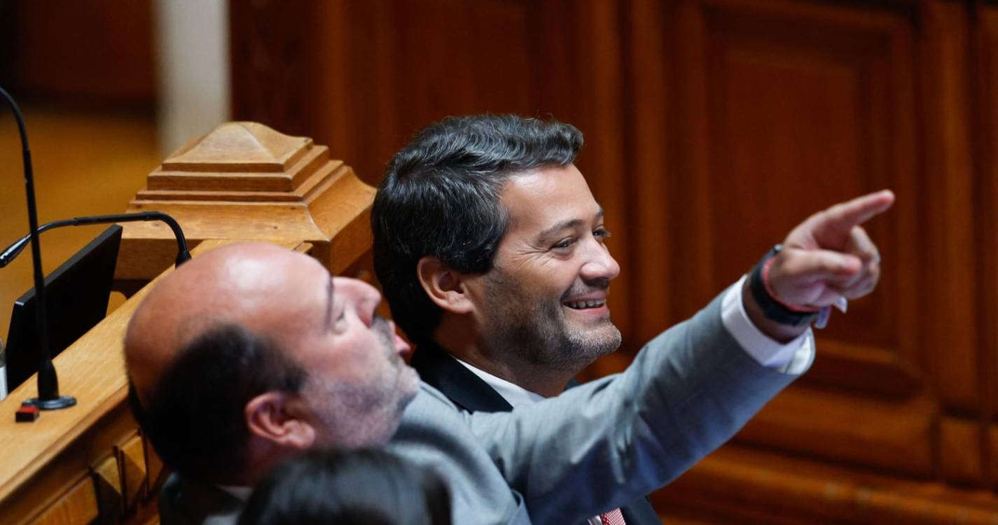 A heated debate today but not one that worked in CHEGA's favour. Image: António Pedro Santos/ Lusa