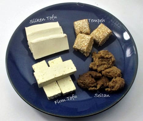 Plate with basic foods