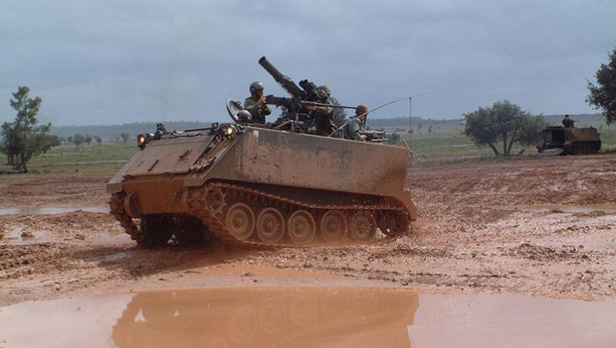armoured vehicles