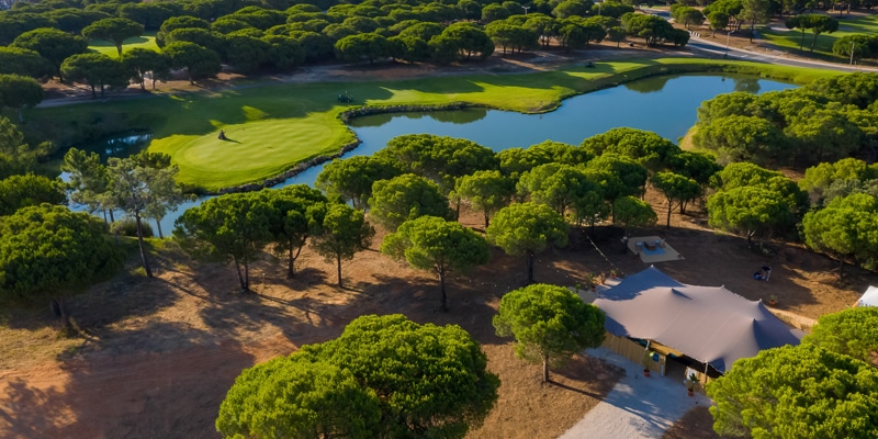 Aerial view of Vale do Lobo's Vale Real||View of Vale do Lobo's Vale Real|View of the lake near Vale Real at Vale do Lobo