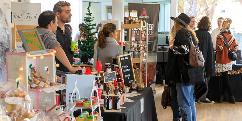 Vendors at a previous edition of the Vale do Lobo Christmas Market 2021