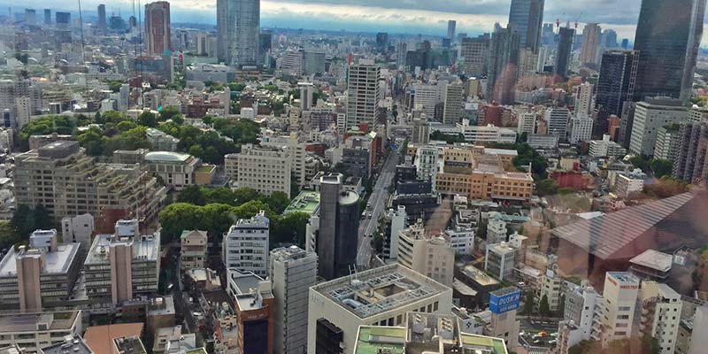 View of Tokyo from the Tokyo Tower