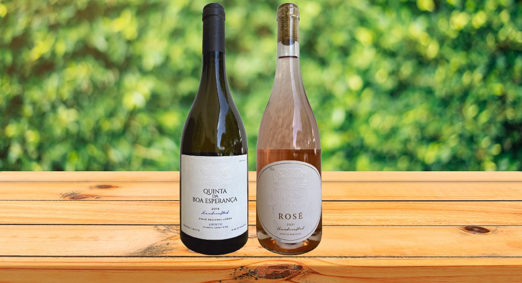 A nice rosé and an Arinto white from the Lisbon coast