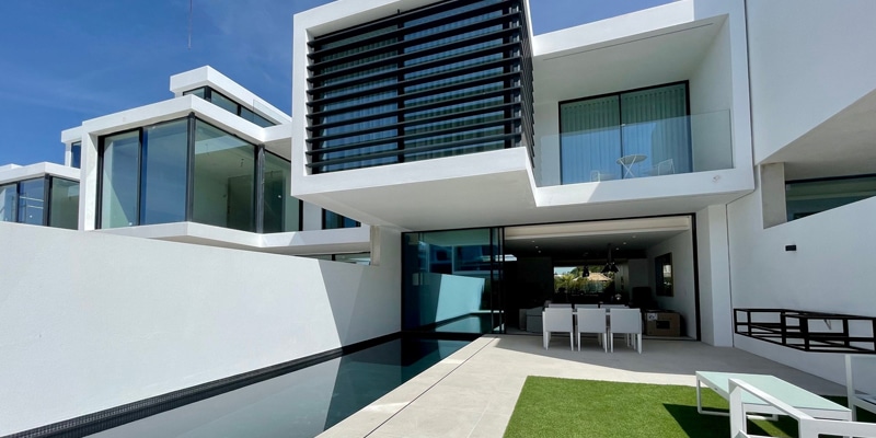 Yellow Homes modern townhouse at Vale do Lobo for sale for 795000 Euros