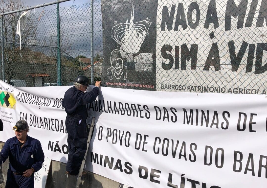 Uranium miners in Covas do Barroso