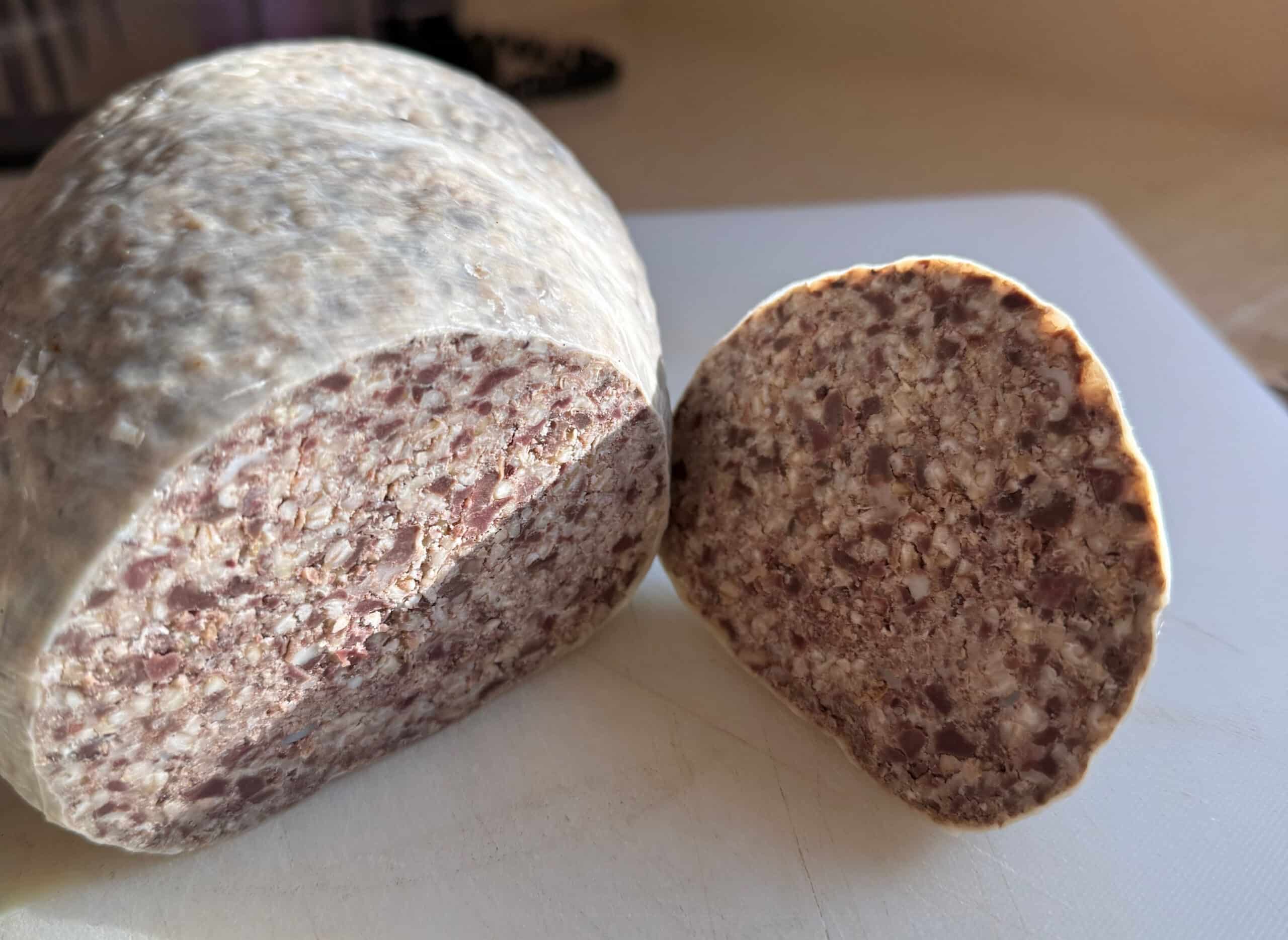 Delicious haggis|Tucking into a jacket potato stuffed with haggis
