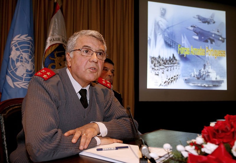 General Luís Valença Pinto was Chief of Staff of Portugal's Armed forces between 2006-2011. Image: José Sena Goulão/ Lusa