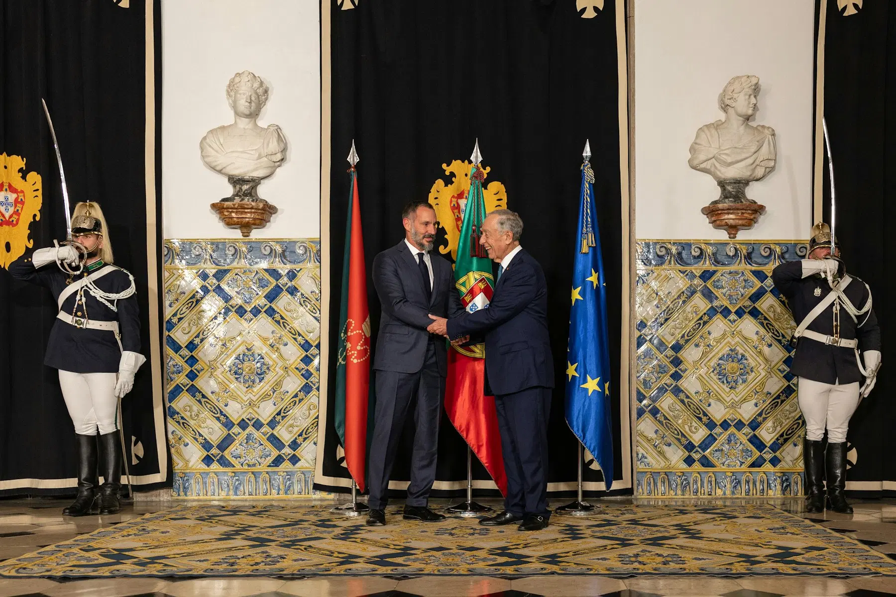 Marcelo receives Aga Khan, first official meeting of Ismaili leader