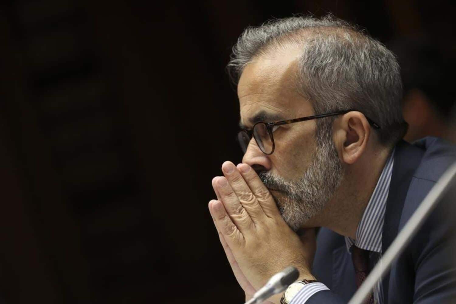 As the head of diplomacy in Portugal, Paulo Rangel has very little influence over European positions regarding current conflicts, but Portugal will be expected to go with decisions formulated as a result of this conference. Image: Andre Kosters/ Lusa