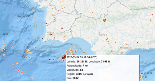 Early morning earthquake felt in Faro, Albufeira