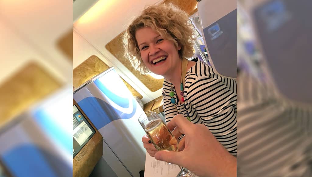 Irina Food – Commencing an inflight dining