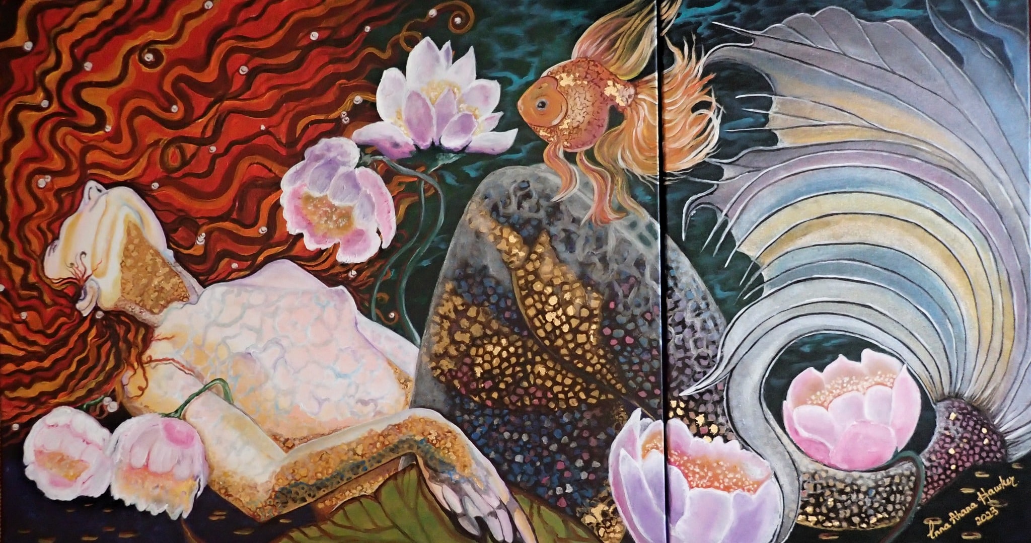 Inna Hawker presents one-day art exhbition in Ferragudo