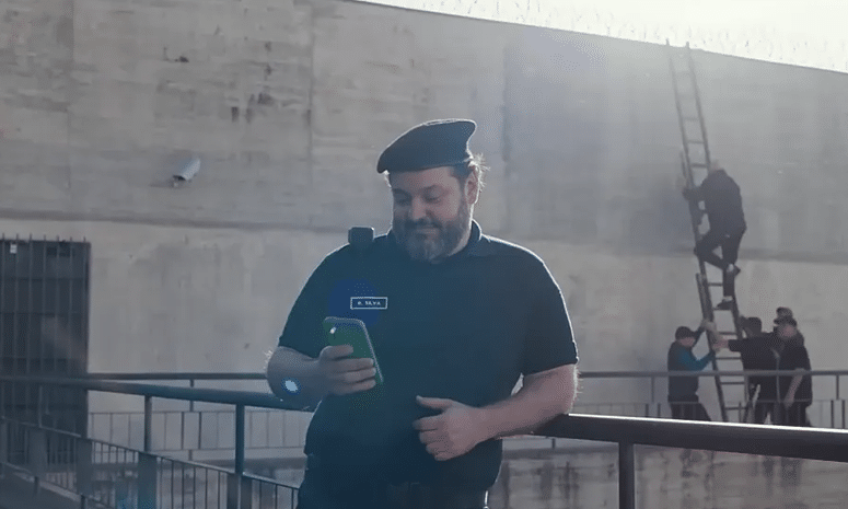 Still from the Woo campaign