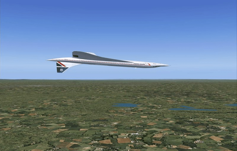 Concorde upside down