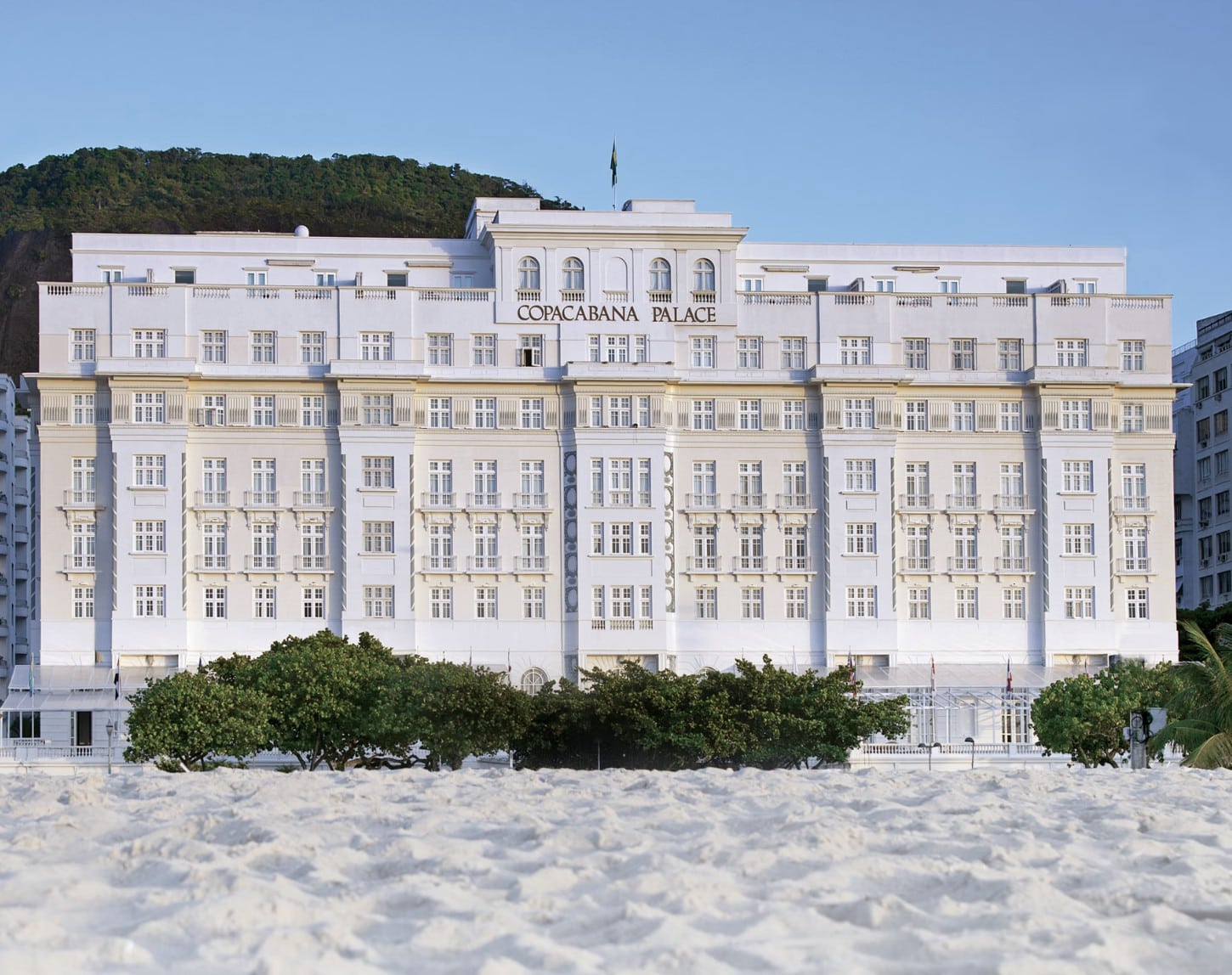 The iconic Copacabana Palace in Rio de Janeiro is one of the venues